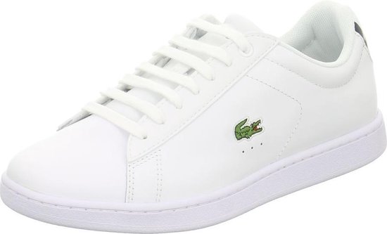 Lacoste Carnaby EVO Dames Sneakers - Wit/Zwart - Maat 38 | bol.com