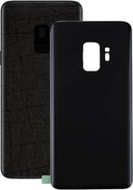 Samsung Galaxy S9 Back Cover Glas / Glasplaat Achterkant + Plakstrip|Zwart / Black |G960|Reparatie onderdeel