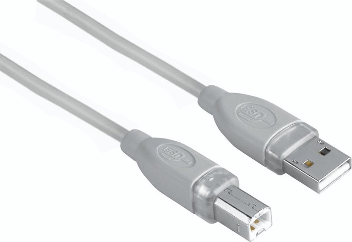 Hama USB 2.0 A Male naar USB 2.0 B Male - 5 m
