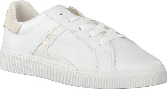 Scotch \u0026 Soda Laurite Lage sneakers - Leren Sneaker - Dames - Wit - Maat 42  | bol.com