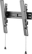 DELTACO OFFICE ARM-0152, Kantelbaar, TV Beugel met waterpas, 32"- 55 inch, max. 35 kg, zwart