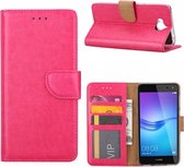 Étui Portefeuille / Étui Livre Huawei Y6 2017 Pink