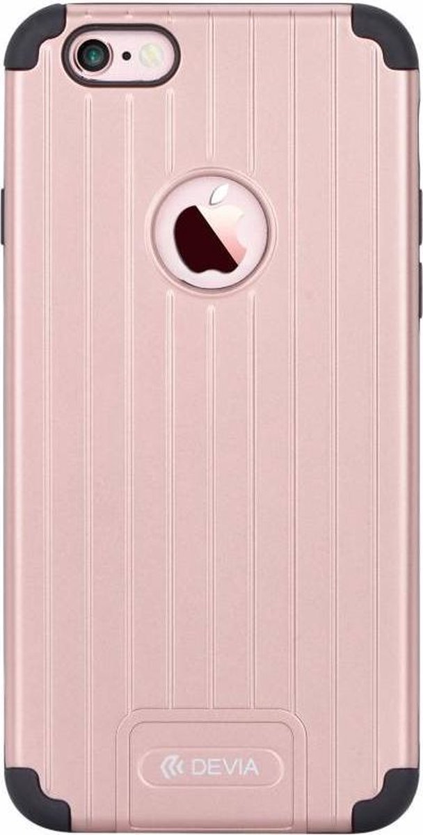 Devia Rose Goud Suitcase TPU & PC Kunststof Back Cover iPhone 6 / 6S