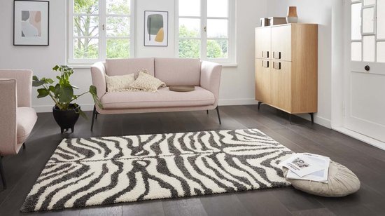 JEU DE TAPIS VELOURS ZEBRE