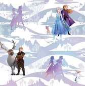 Behang Frozen - Disney - Kinderkamer - Vliesbehang - Kinderbehang