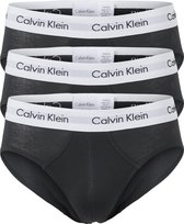 Calvin Klein hipster brief (3-pack) - heren slips - zwart met witte band -  Maat: S