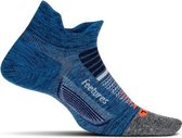 Feetures Elite Light Cushion No Show Tab - Nebula Navy - Hardloopsokken - Sportsokken - Small - 34/37