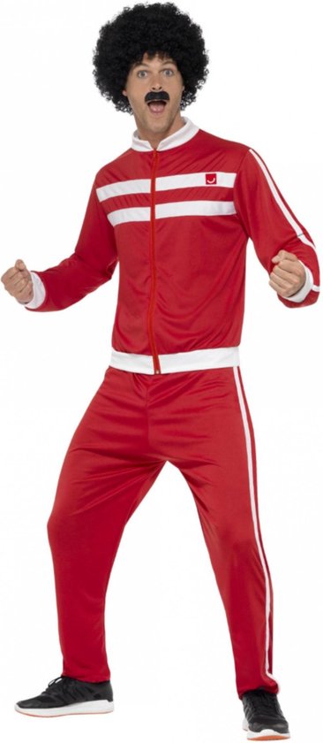 Scouser Tracksuit Red & White with Jacket & Trousers