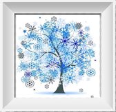 Artstudioclub®  Strass steentjes Diamond painting volwassenen, Kleurijke boom 30x30cm luxe versie