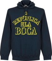 Republica De La Boca Hoodie - Navy - M