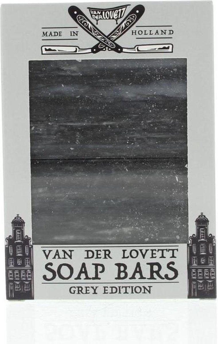 VAN DER LOVETT GREY EDITION MARBLE SOAP BARS 2X125GR ZEEP 250GR
