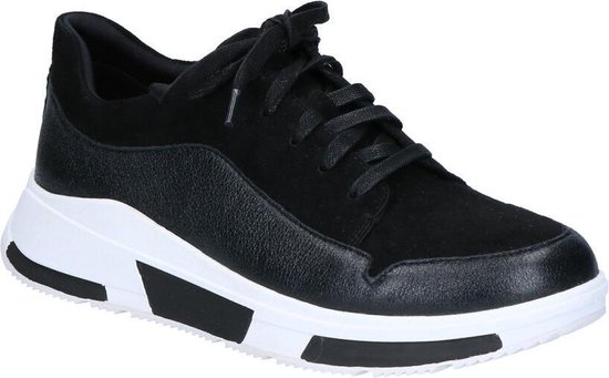 FitFlop Freya Zwarte Veterschoenen Dames 43 | bol.com