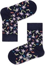 Happy Socks Kids Confetti Palm Sock Donkerblauw