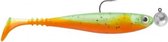 Jackson Zanderbait rigged - 12 cm - green orange