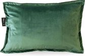 Sit & Heat - Wamtekussen Rectangle Groen 40 x 60 cm voor binnen en buiten. [kussen van velours/Velvet/Fluweel]