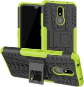 Nokia 3.2 hoes - Schokbestendige Back Cover - Groen