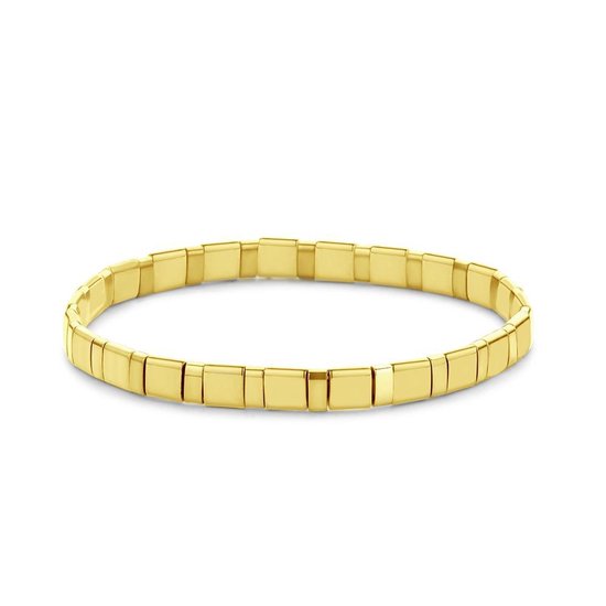 CO88 Collection Divine 8CB 90681 Stalen armband - goudkleurig hematiet - One Size