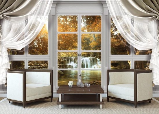 Papier peint photo Polaire | Nature, Fenêtre | Marron | 368x254cm (lxh)