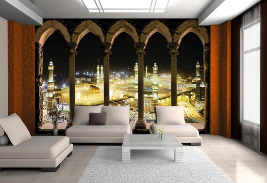 Photomural jaune, revêtement mural