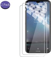 2 Stuks Screenprotector Tempered Glass Glazen Gehard Screen Protector 2.5D 9H (0.3mm) - Geschikt Voor: Nokia 2.3