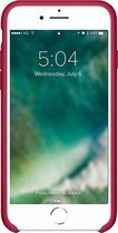 Xqisit Silicone PC en siliconen hoesje iPhone 6 6s 7 8 en SE 2020 SE 2022 - rood