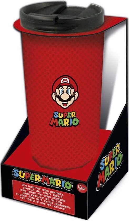 Nintendo Super Mario Bros stainless steel thermos mug 380ml