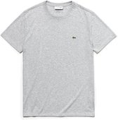La Coste Effen + Ronde Hals casual t-shirt heren midden grijs