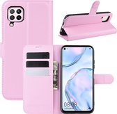 Book Case - Geschikt voor Huawei P40 Lite Hoesje - Pink
