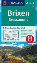 KOMPASS Wanderkarte Brixen, Bressanone