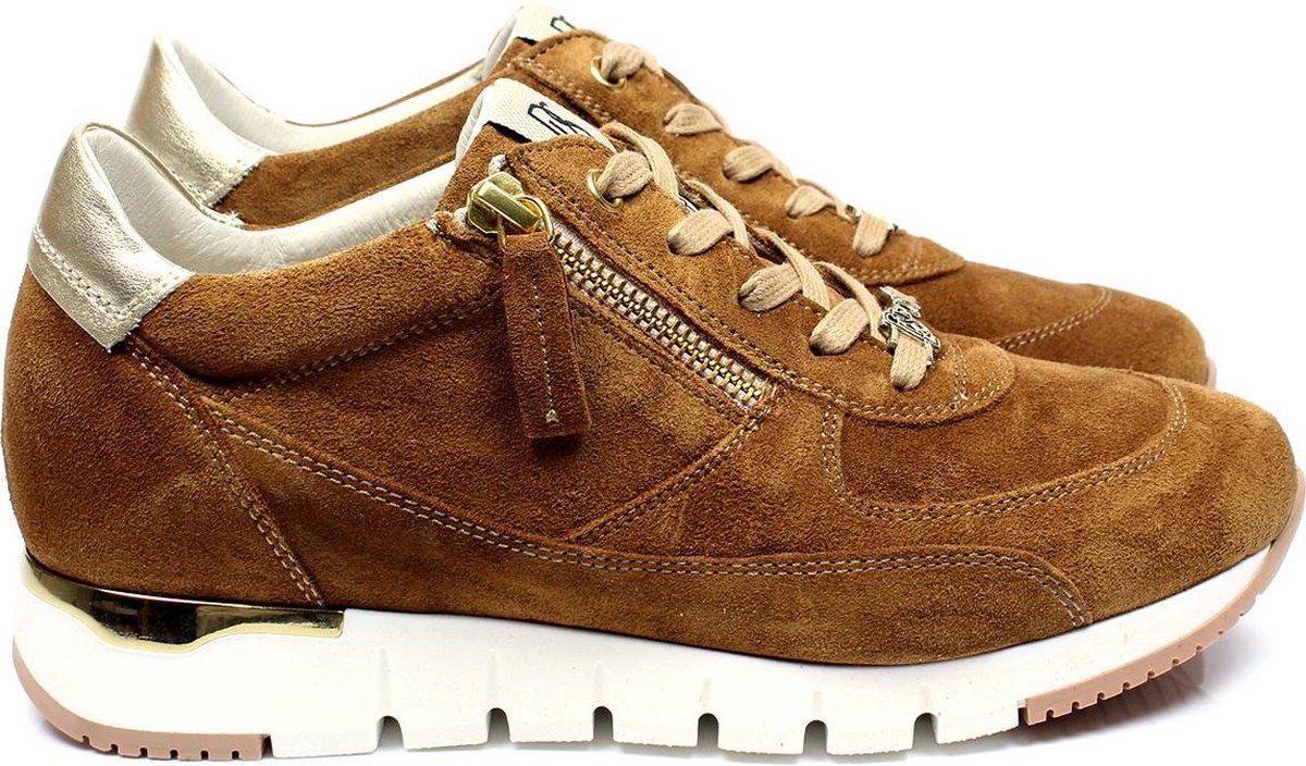 DL-Sport 4626 dames sneaker - middelbruin, ,41 / 7 | bol.com