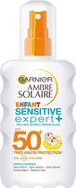 GARNIER Amber Sun Spray Sensitive Expert + - SPF 50+ voor kinderen - 200 ml