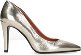 Black label - Dames - Metallic gouden leren pumps - Maat 40