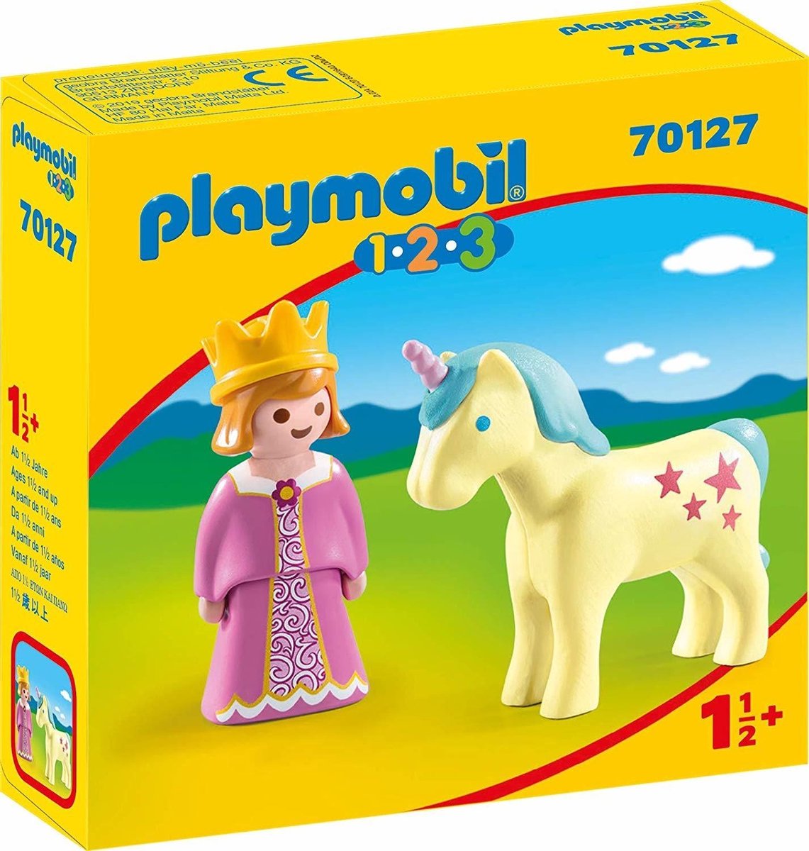 PLAYMOBIL 123 Prinses en eenhoorn - 70127
