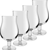 12x speciaal bierglazen/tulpglazen transparant 400 ml Mainz