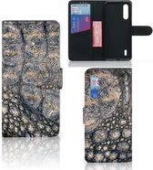 Housse en Cuir Etui de Protection pour Xiaomi Mi 9 Lite Portefeuille Crocodile Imprimer