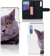Xiaomi Mi 9 SE Telefoonhoesje met Pasjes Kat