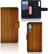Xiaomi Mi 9 SE Book Style Case Donker Hout