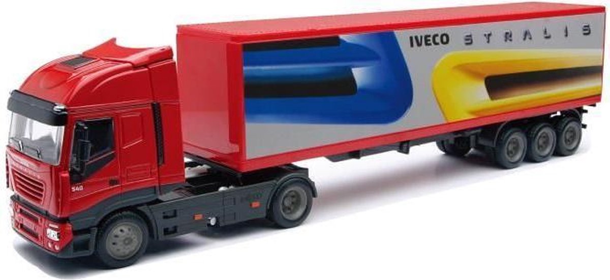 NIEUWE RAY Truck IVECO Container - Miniatuur - 1/43 � - 36 cm