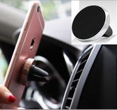 Zilveren Magnetische universele telefoon houder / Autohouder / Airvent holder / Inclusief uitschuifbare Hoesjesweb Stylus Pen