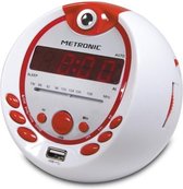 Metronic 477021 - Wekkerradio met projectie - USB - Piraten