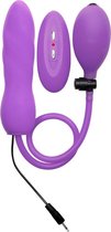 Inflatable Vibrating Silicone Twist - Paars