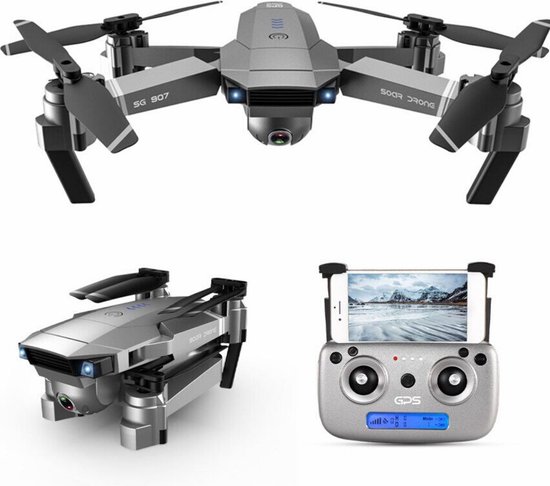 Drone met 4K HD – GPS 5G WIFI FPV - Zilver | bol.com