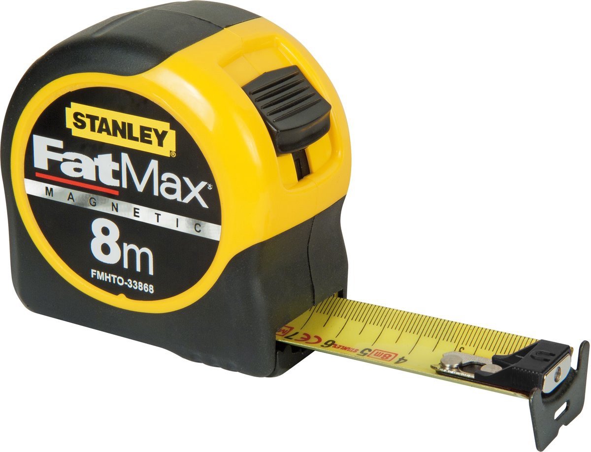 Ruban à mesurer STANLEY FatMax - BA magnétique - 8 m - 32 mm