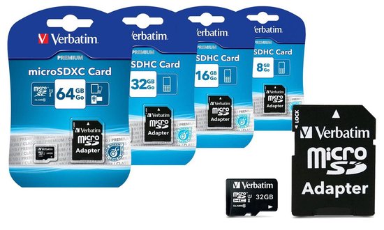 Foto: Verbatim microsdhc card 16gb class 10 adaptor