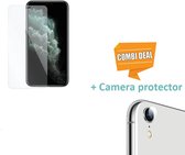 Tempered Glass Screenprotector + Camera Glass geschikt voor Apple iPhone Xr