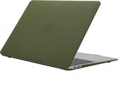 Macbook Pro (2019) 13,3 Inch Case Cover Hoes |Matte| + Dust Plugs | Premium Kwaliteit | Donkergroen / Dark Green