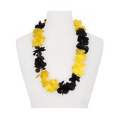 6x Hawaii slinger geel/zwart