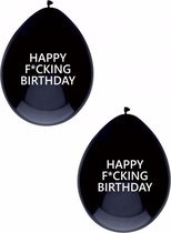 10x Happy Fucking Birthday ballonnen