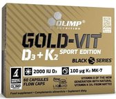 Gold-Vit D3+K2 2000IU 60caps
