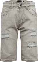 Indicode Jeans jeans kaden holes Lichtgrijs-L (34-38)